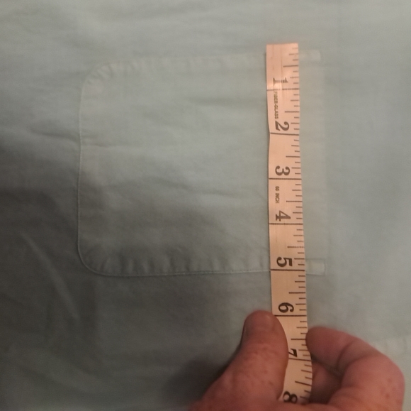 PETER MILLAR LIGHT BLUE BUTTON UP SHIRT Cotton/SILK Blend - Picture 15 of 16